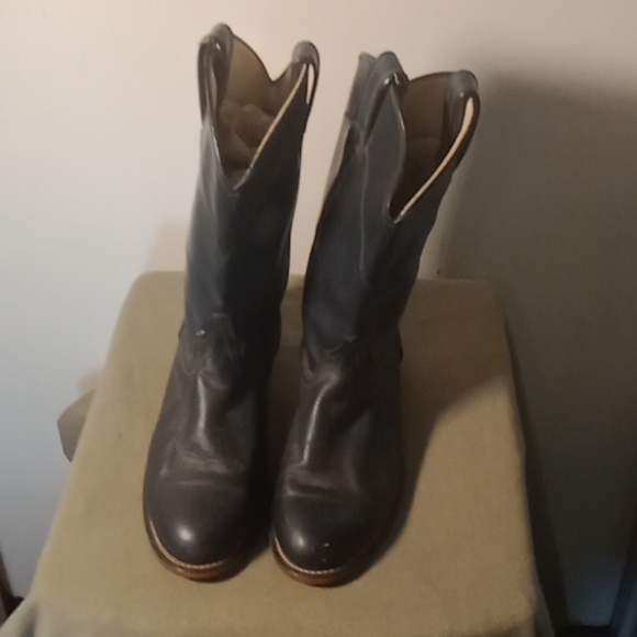 Laredo Gray Roper Boots Sz 7 - Picture 2 of 10